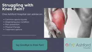 Are you struggling with knee pain? If so, there is a solution. Contact our member of our Reservations team on 01233 423 303 to find out more